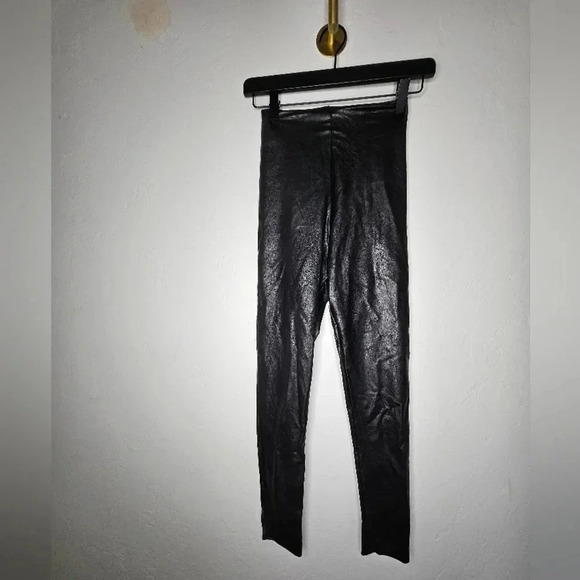 Commando Faux Leather High Rise Legging in Small , Black - Picture 3 of 8